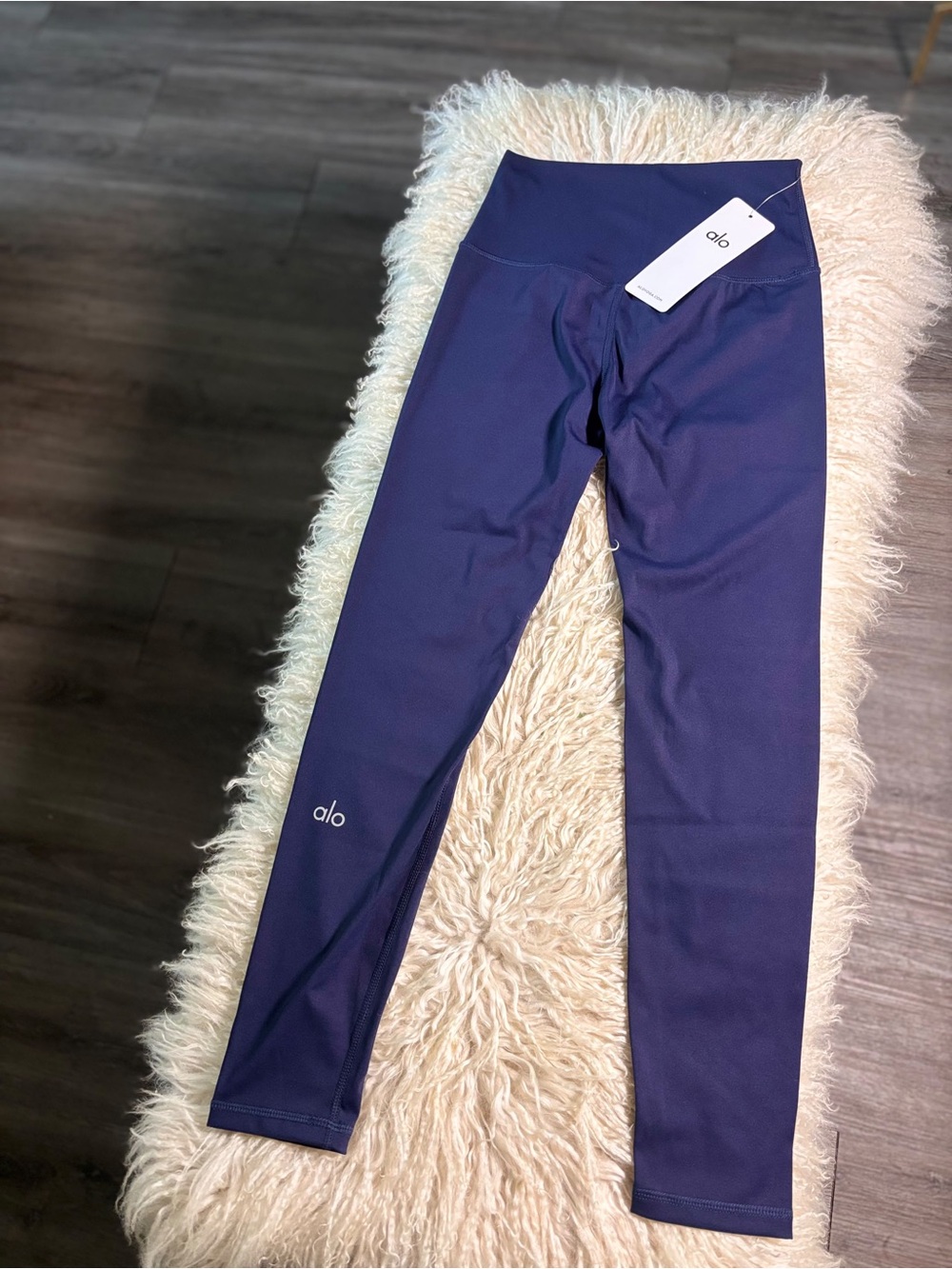 ALO Yoga Kids Deep Navy Performance Leggings